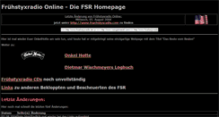 Desktop Screenshot of fruehstyxradio.kunstklaubeirat.de